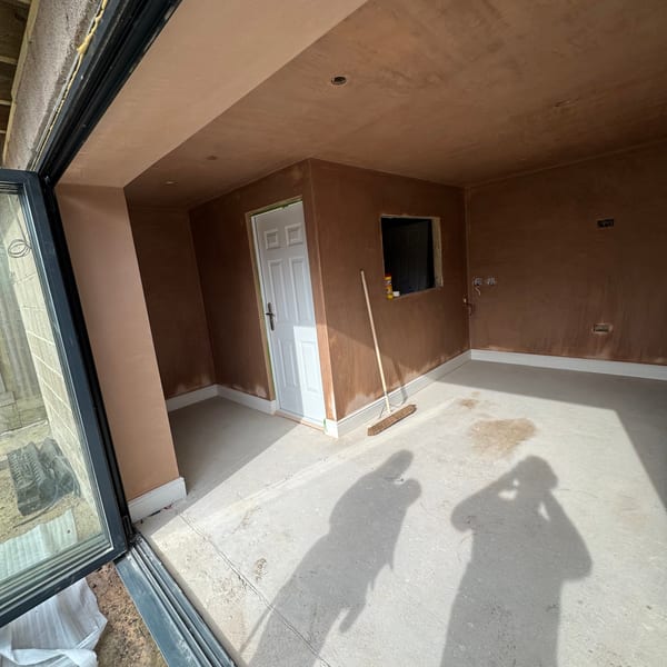 Rendered house exterior transformation